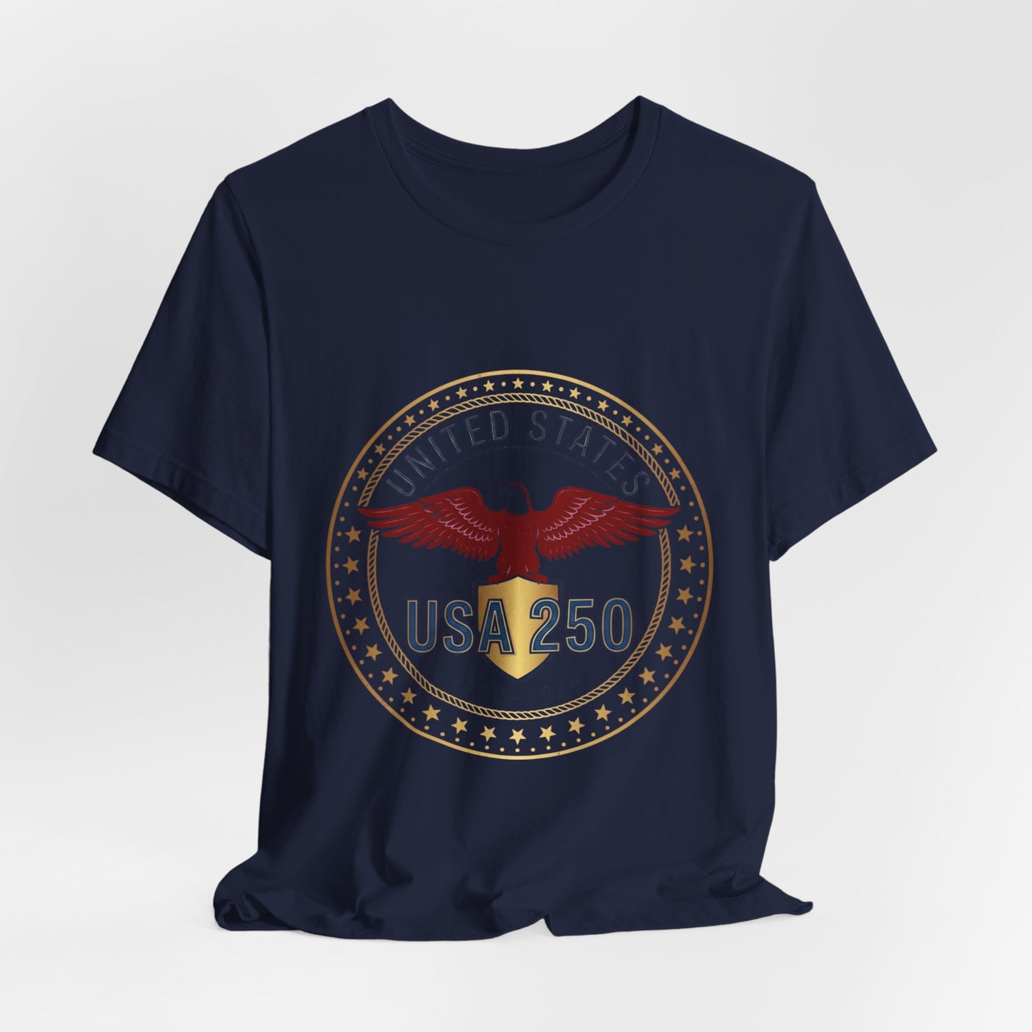 USA 250 Eagle Emblem Tee | 1776-2026 Patriotic 4th of July Anniversary