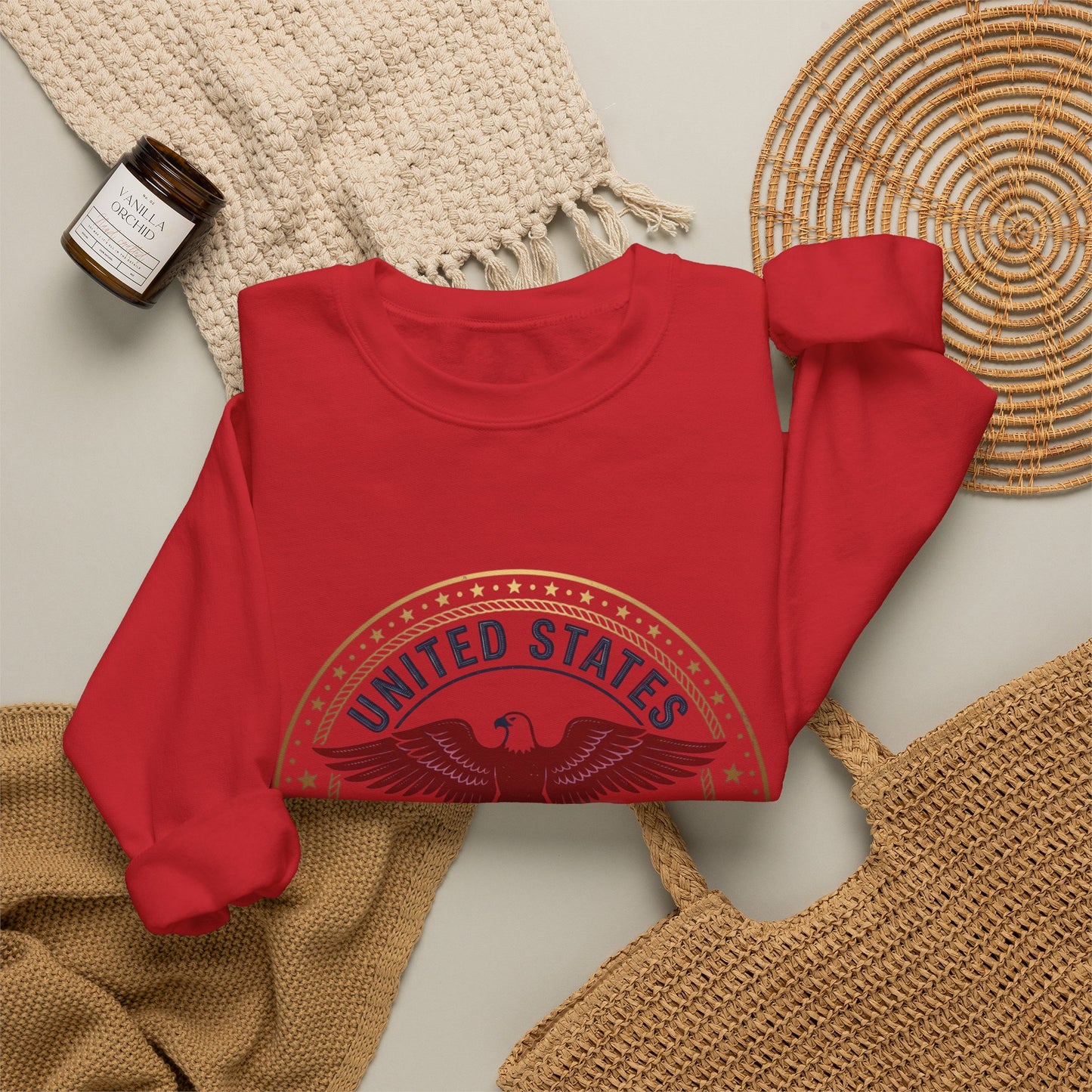 USA 250 Eagle Crest Crewneck | 1776-2026 4th of July Patriot