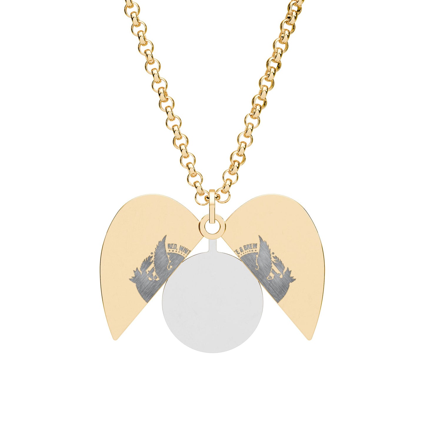 Hidden Message Heart Necklace — Engraveable Secret Locket Pendant