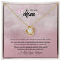 To My Mom | Love Knot Necklace