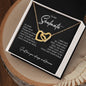 To My Soulmate | Interlocking Hearts necklace