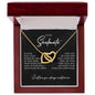 To My Soulmate | Interlocking Hearts necklace