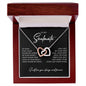 To My Soulmate | Interlocking Hearts necklace