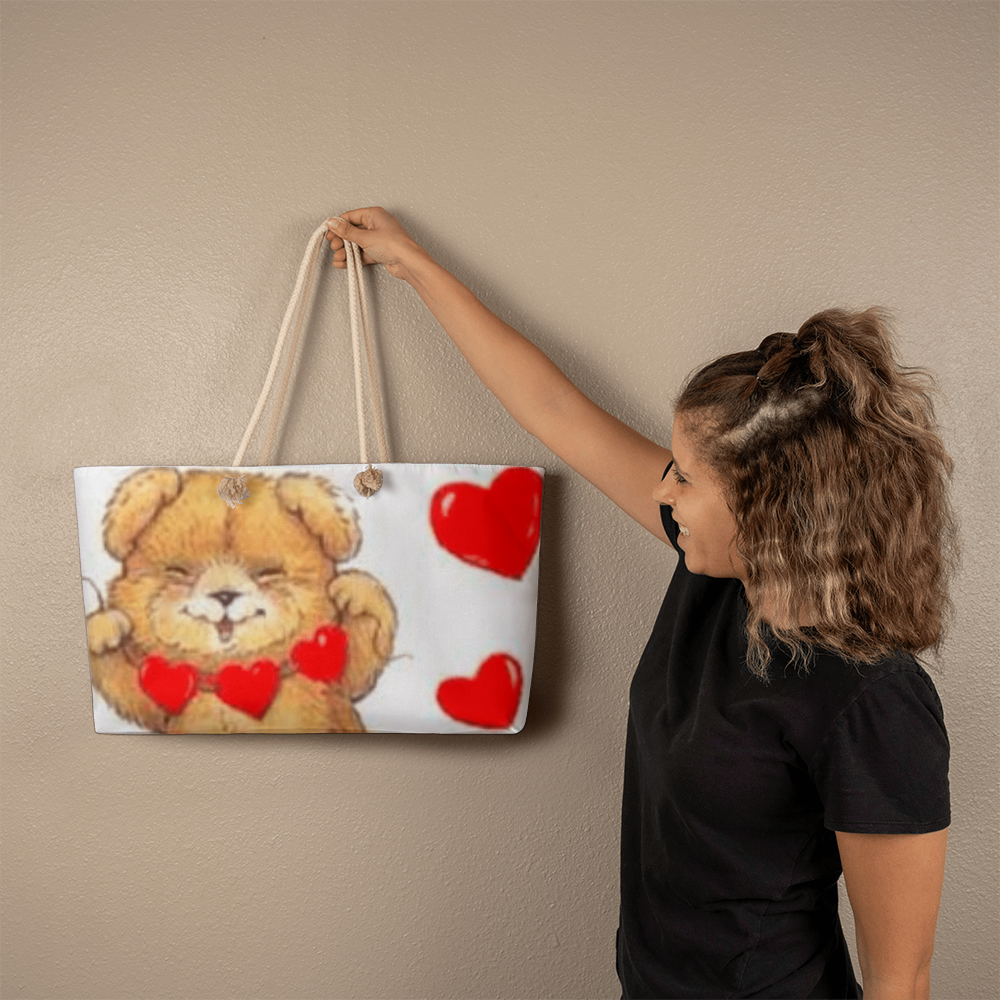 Rabbit Valentine Tote Bag