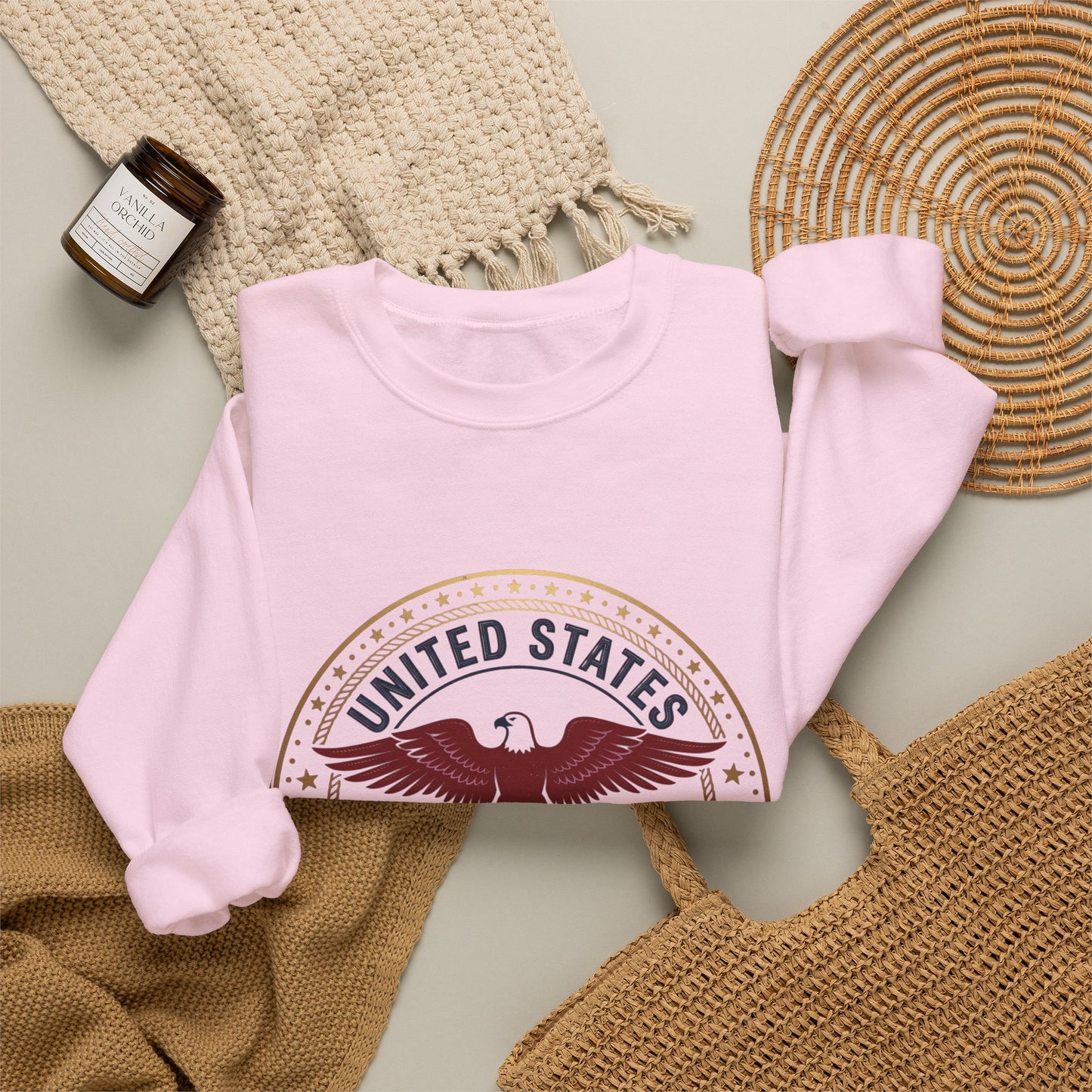 USA 250 Eagle Crest Crewneck | 1776-2026 4th of July Patriot