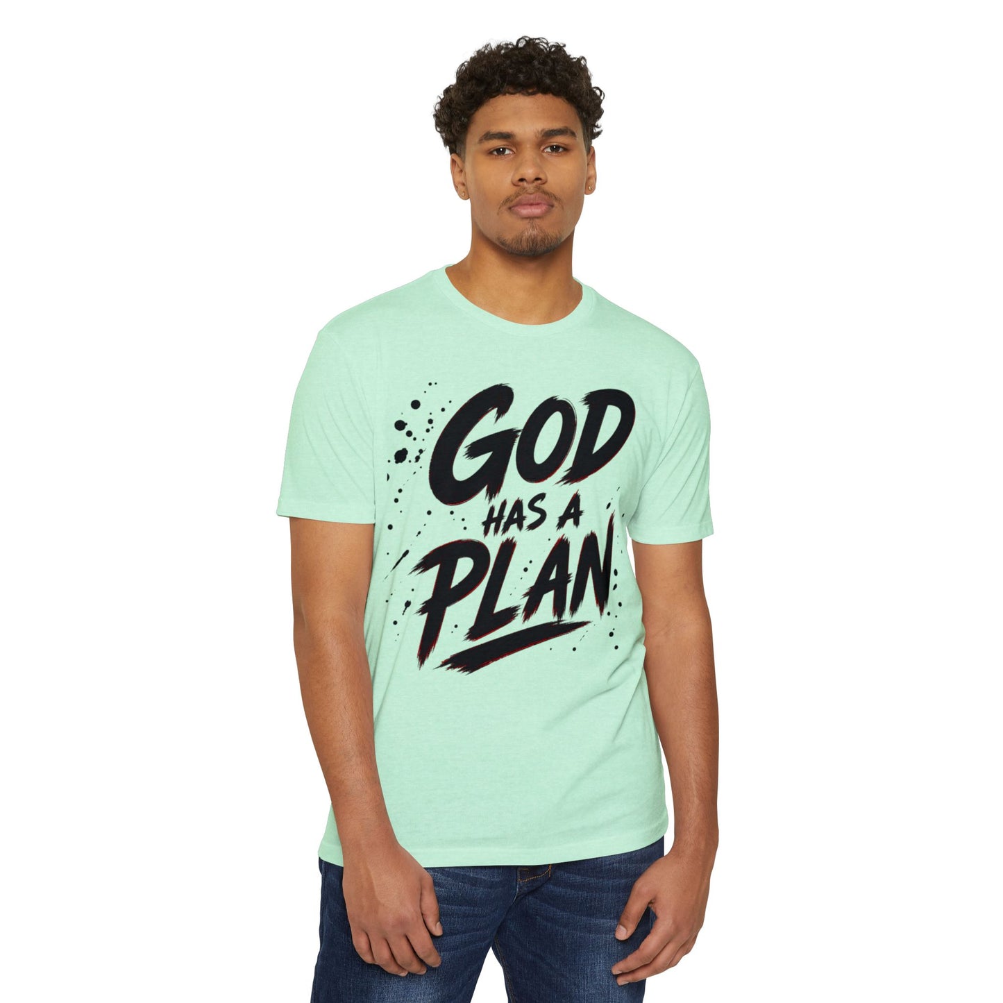 God Has a Plan T-Shirt — Inspirational Christian Faith Tee