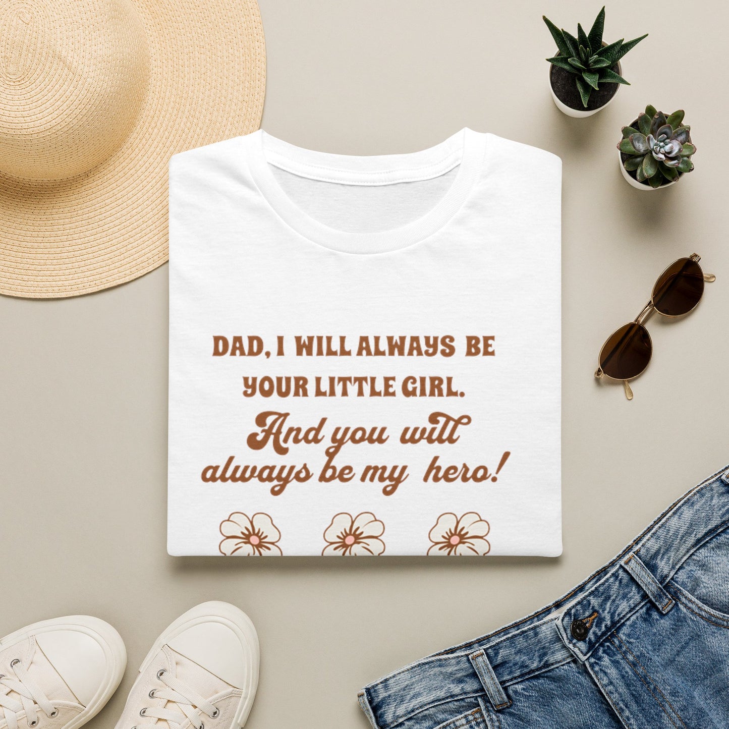 Father’s Day T‑Shirt — “Dad, I Will Always Be Your Little Girl” Heartfelt Keepsake Tee