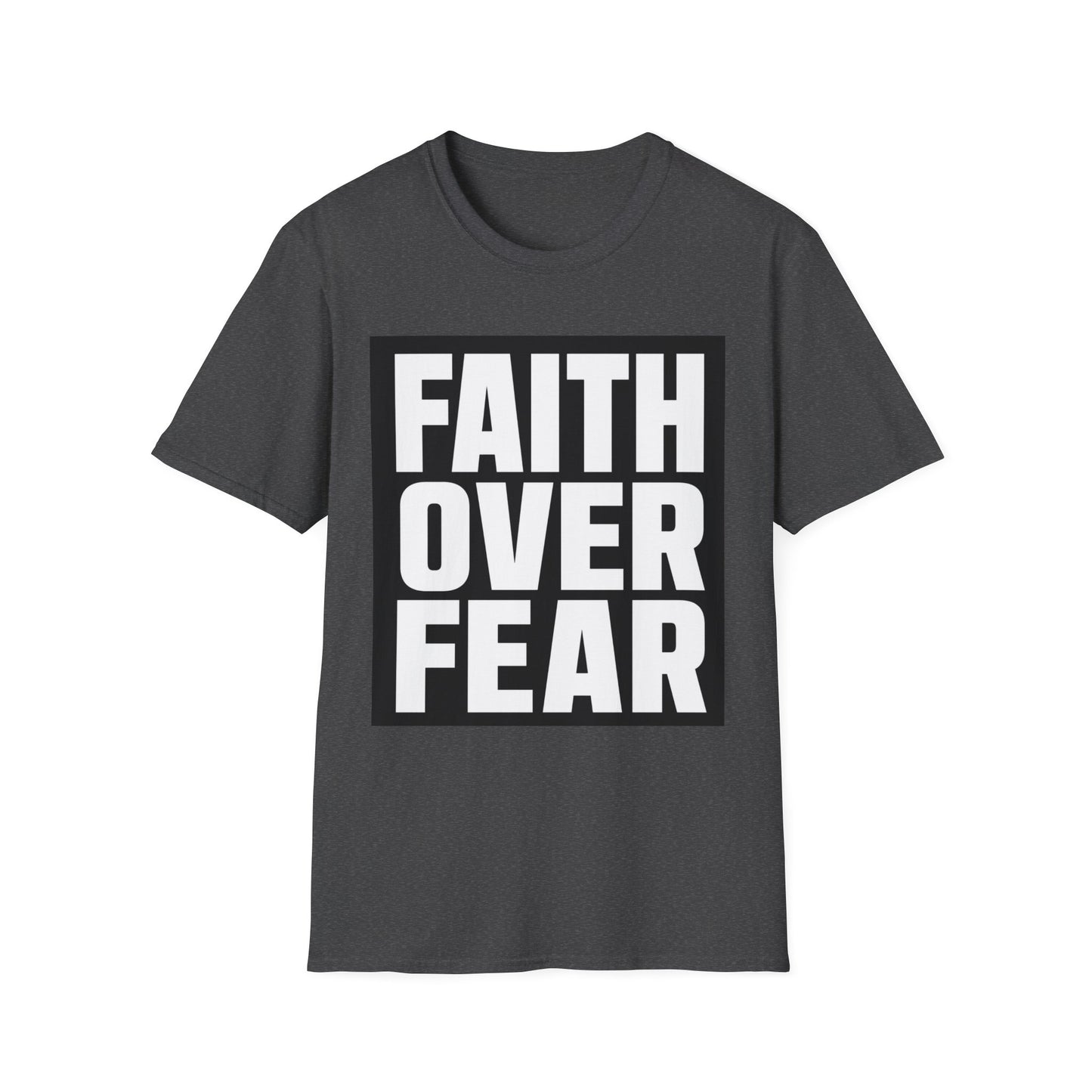Faith Over Fear T-Shirt — Bold Inspirational Christian Graphic Tee