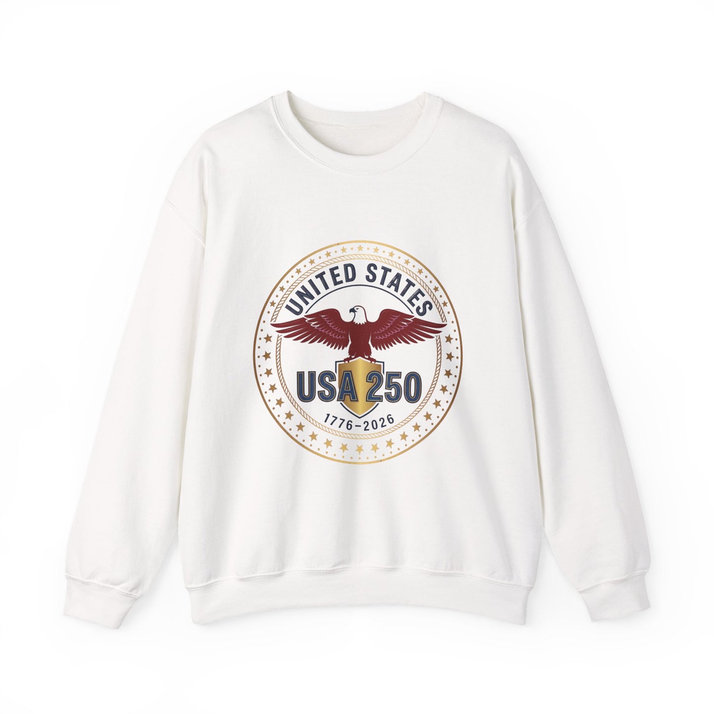 USA 250 Eagle Crest Crewneck | 1776-2026 4th of July Patriot
