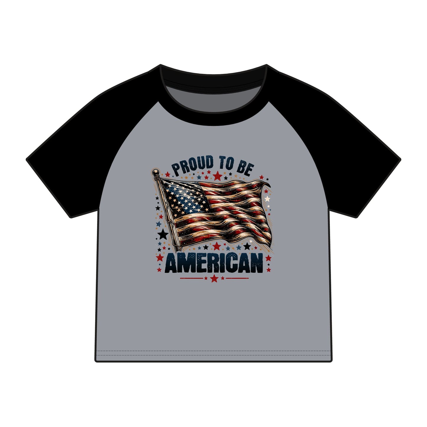 Proud to Be American Raglan Tee