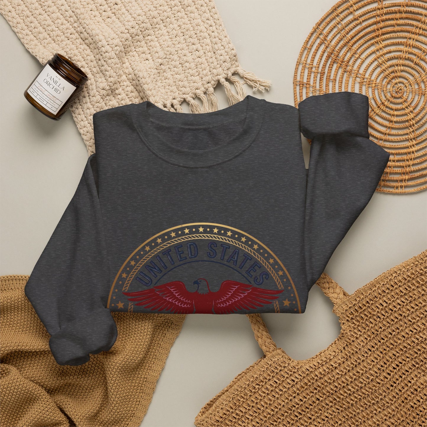 USA 250 Eagle Crest Crewneck | 1776-2026 4th of July Patriot