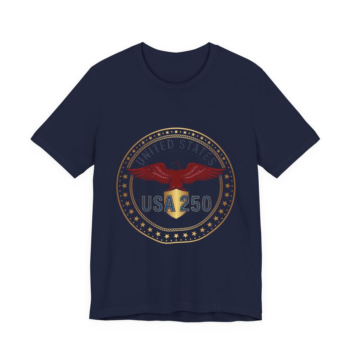USA 250 Eagle Emblem Tee | 1776-2026 Patriotic 4th of July Anniversary
