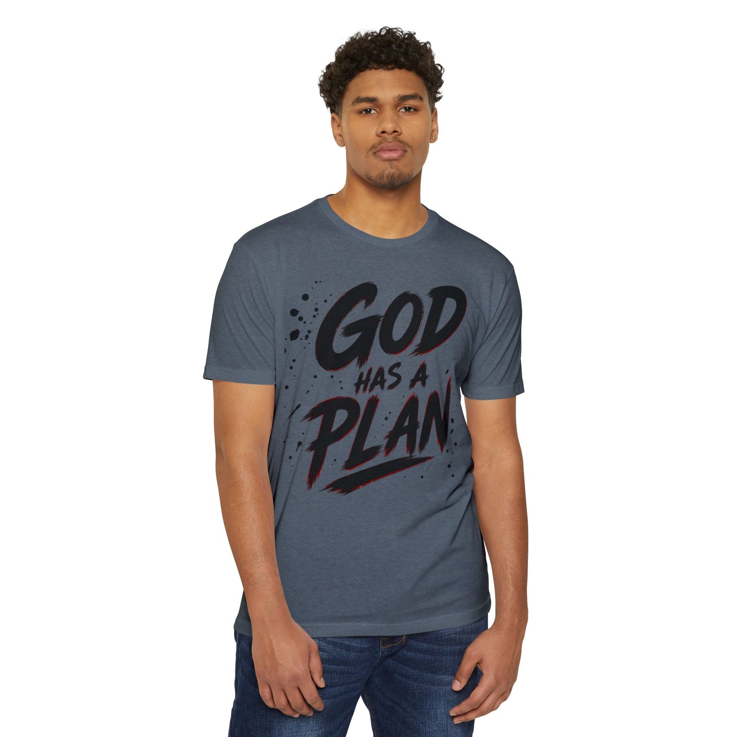 God Has a Plan T-Shirt — Inspirational Christian Faith Tee