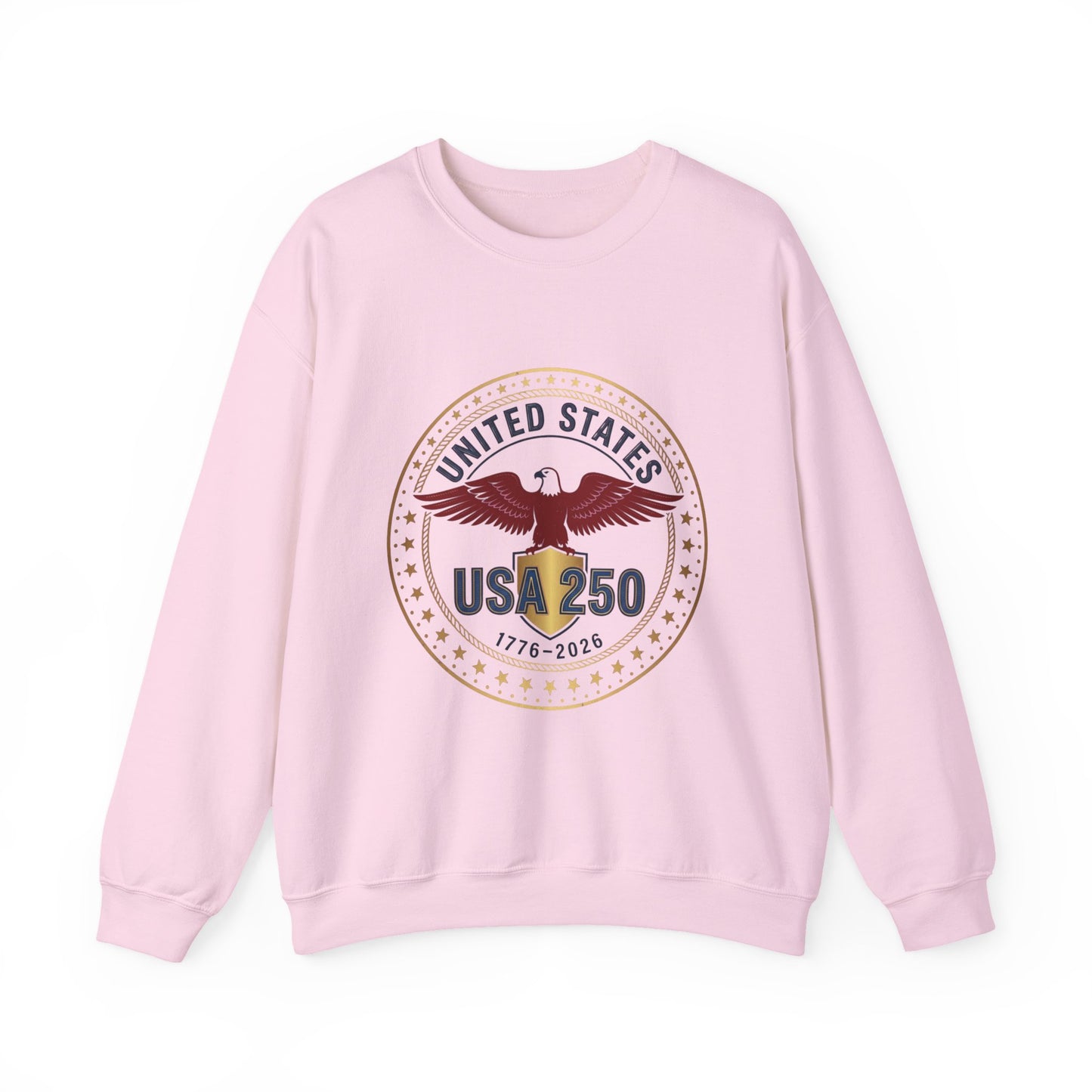 USA 250 Eagle Crest Crewneck | 1776-2026 4th of July Patriot