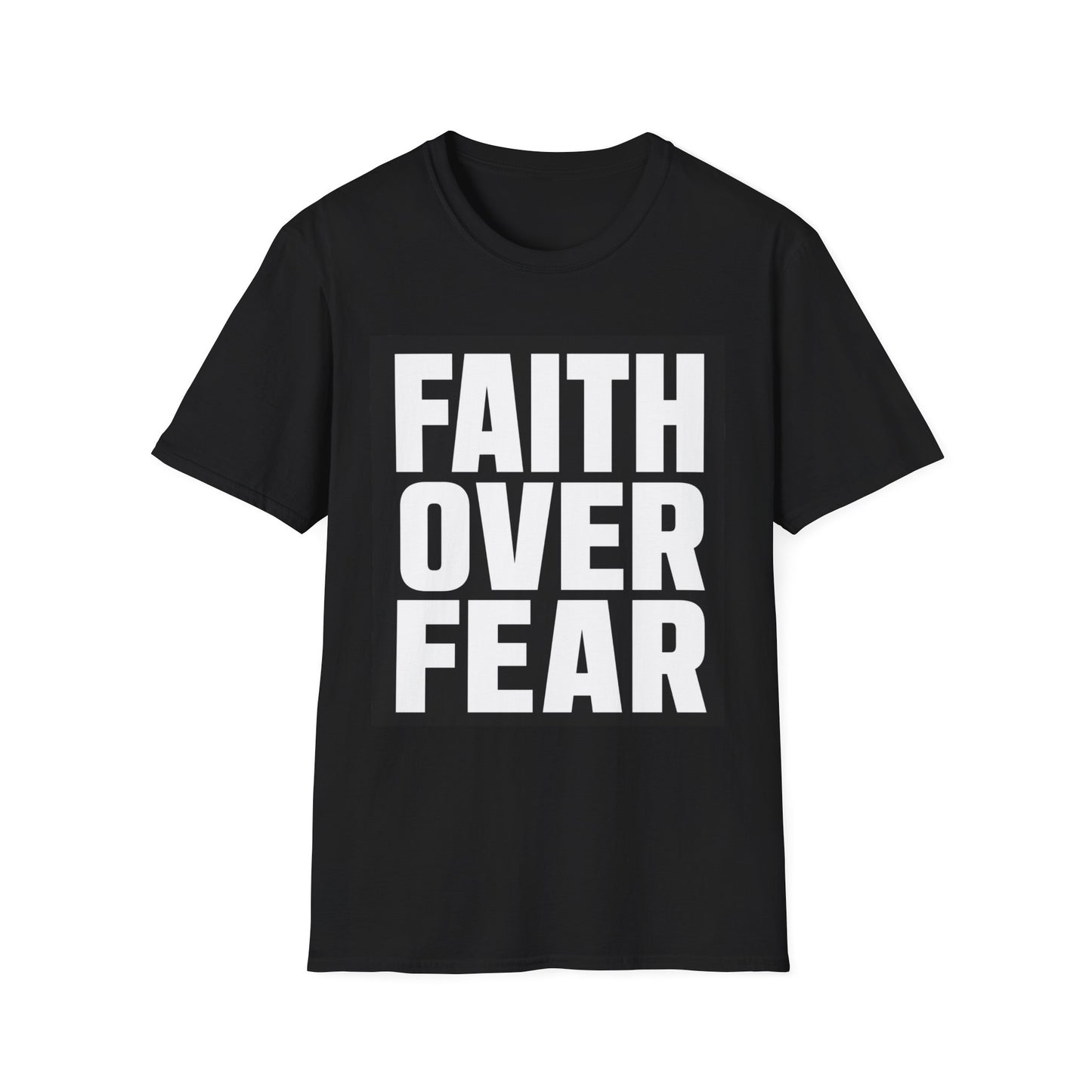 Faith Over Fear T-Shirt — Bold Inspirational Christian Graphic Tee