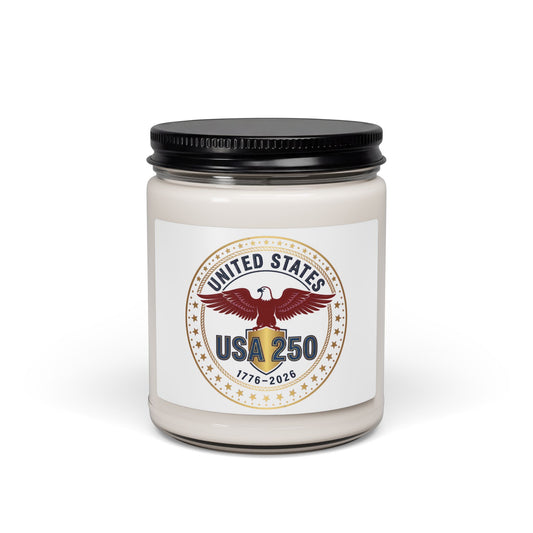 USA 250 Patriotic Seal Candle, 1776-2026 Anniversary, 4th of July