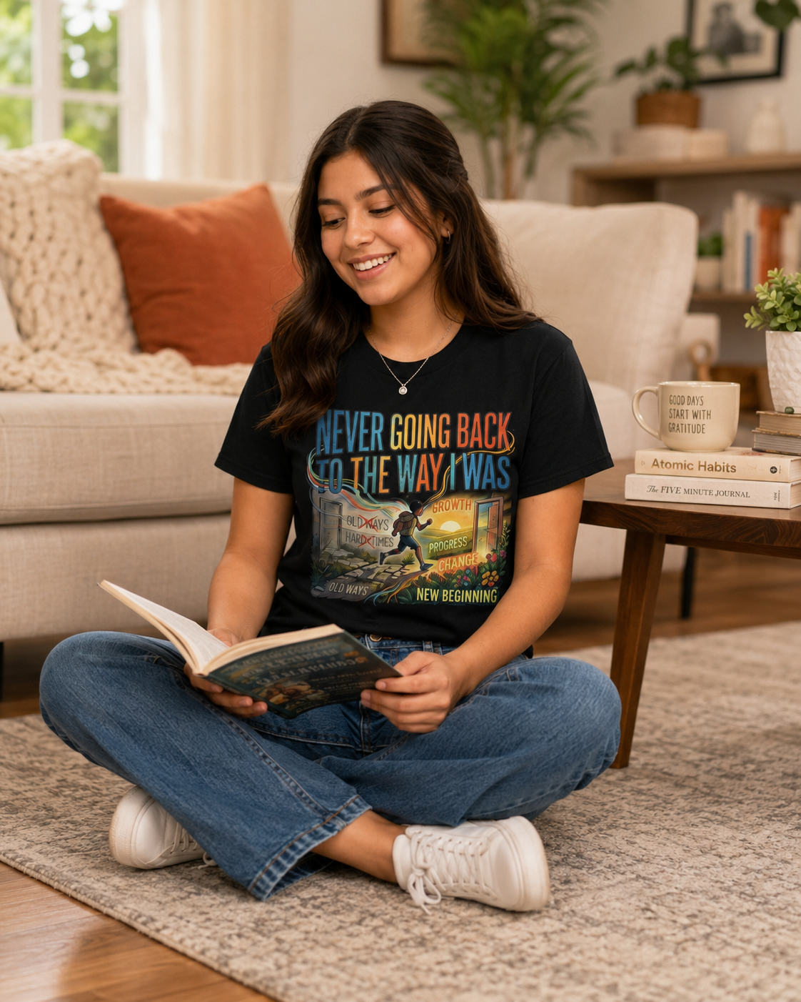 Never Going Back T-Shirt — New Beginning Motivational Tee