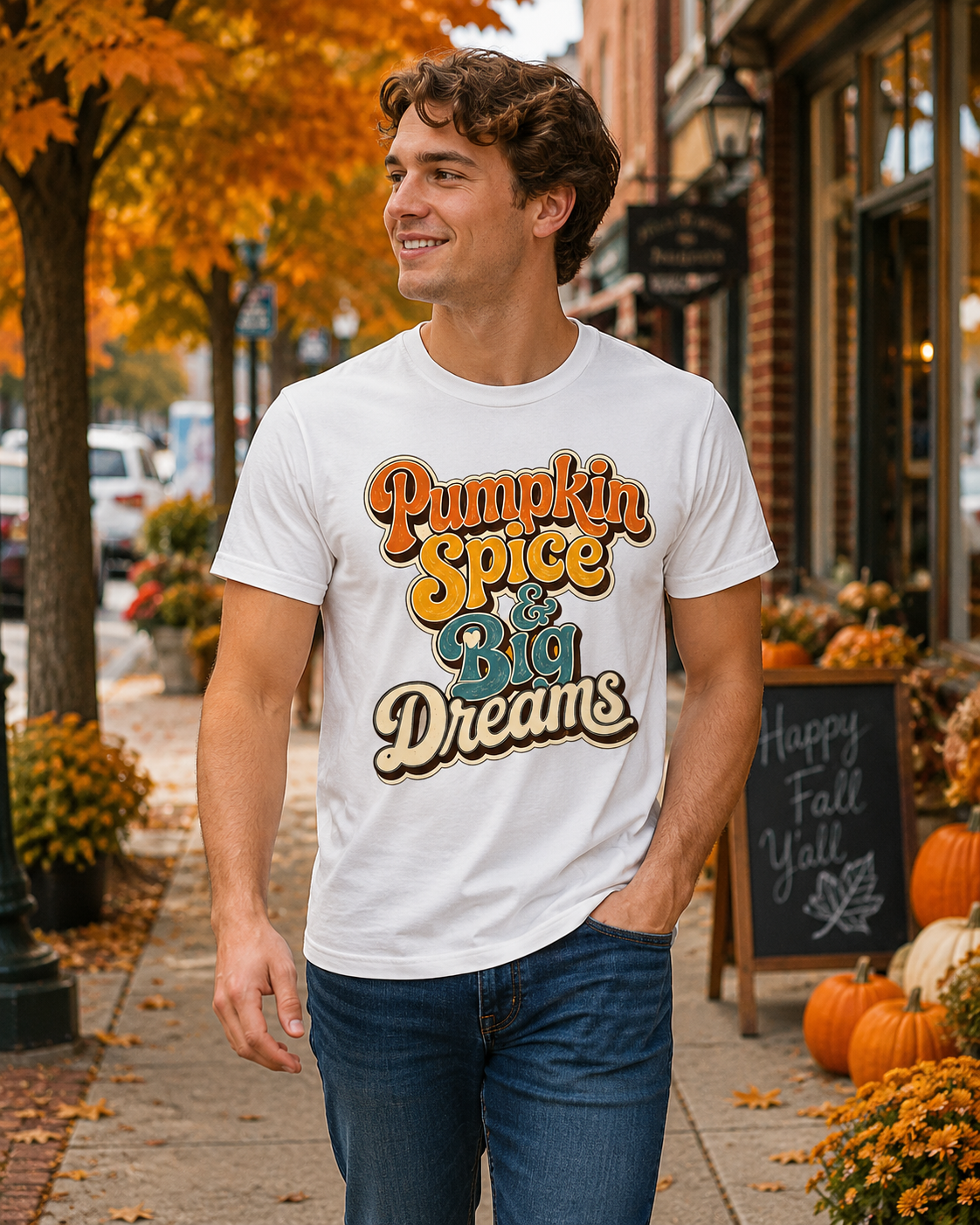 Pumpkin Spice & Big Dreams T-Shirt