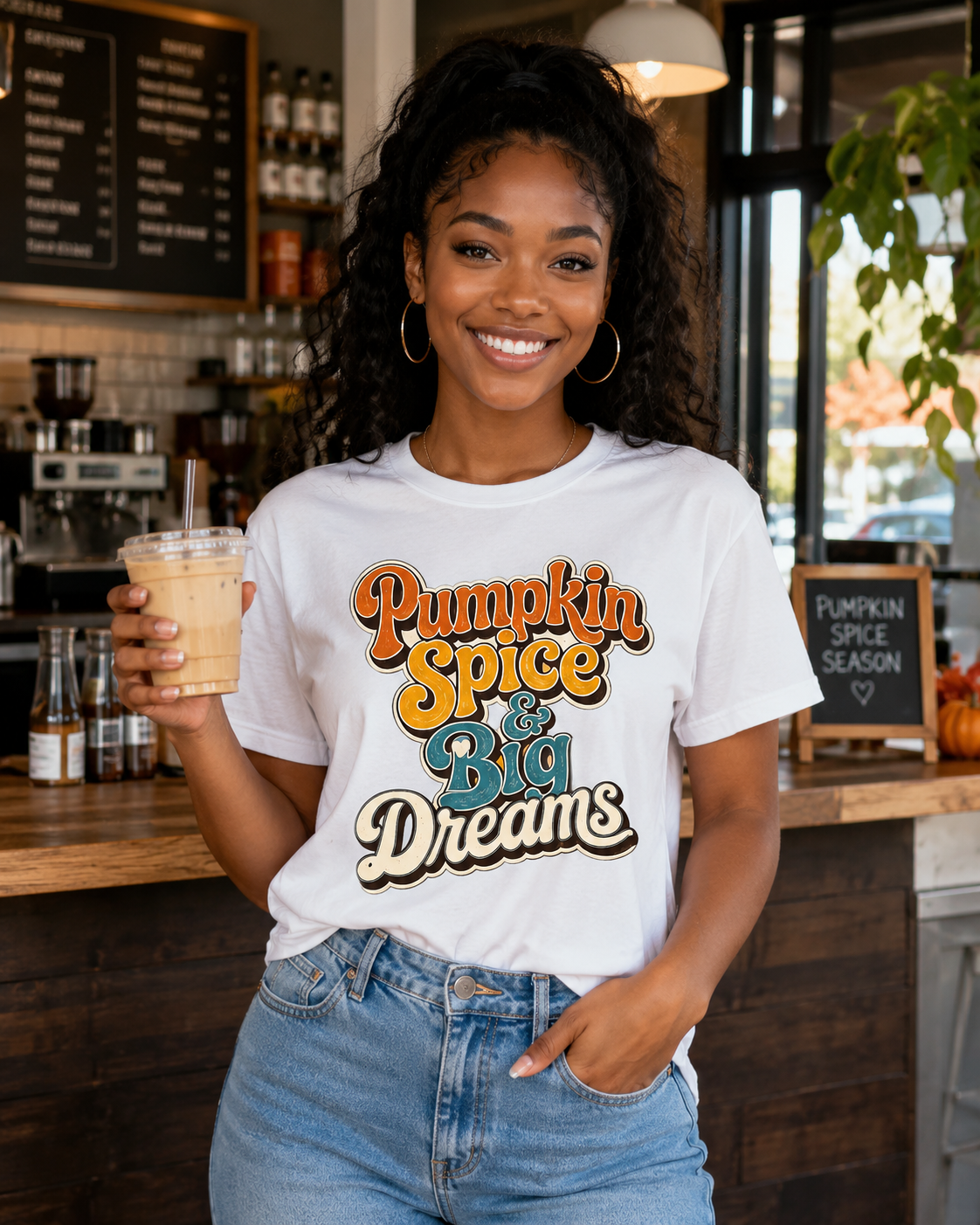 Pumpkin Spice & Big Dreams T-Shirt