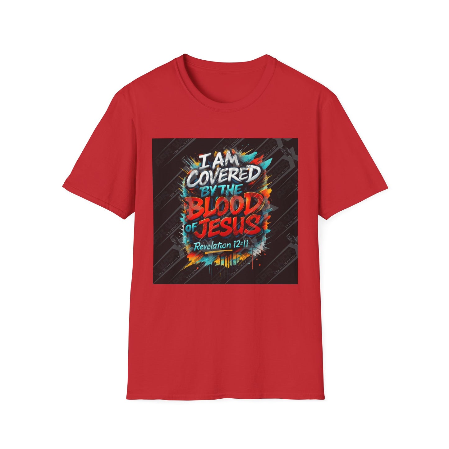 Covered by the Blood of Jesus T-Shirt — Christian Faith Graphic Tee (Revelation 12:11)