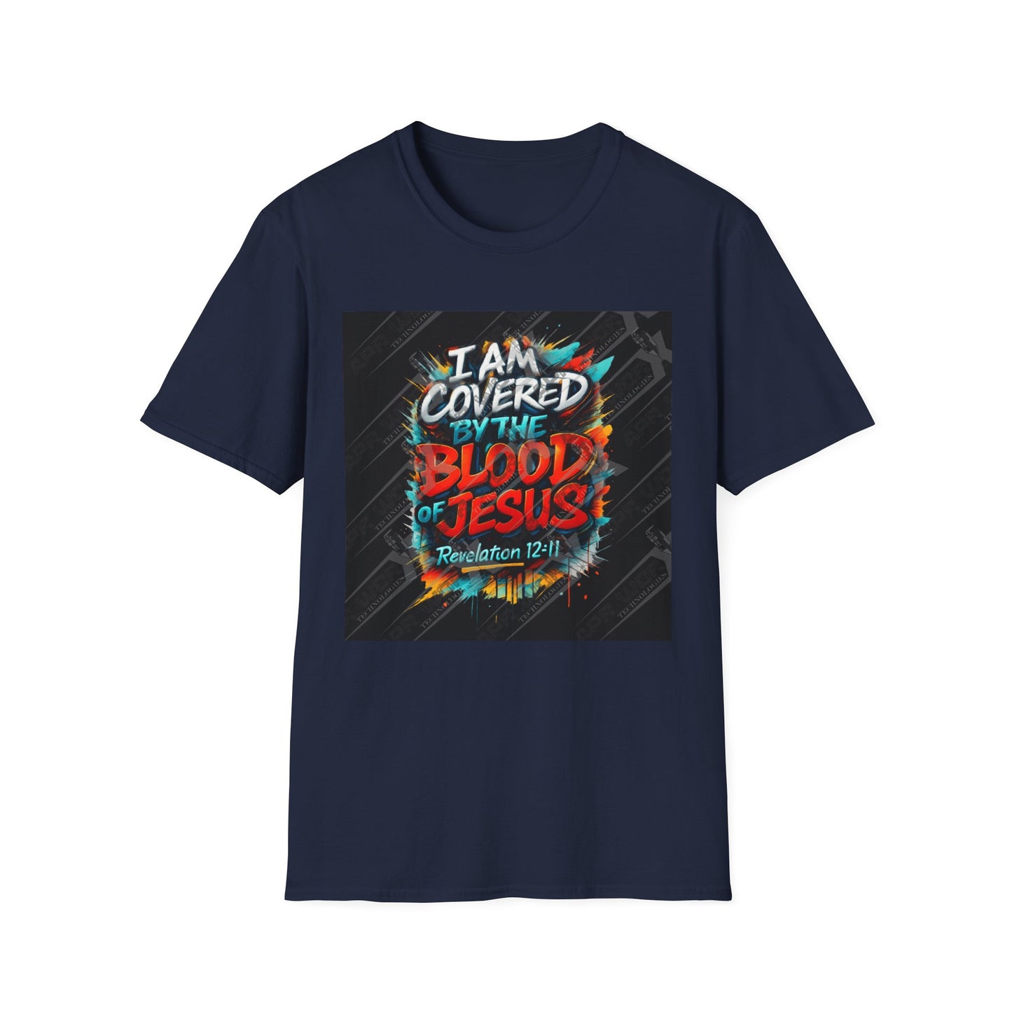 Covered by the Blood of Jesus T-Shirt — Christian Faith Graphic Tee (Revelation 12:11)
