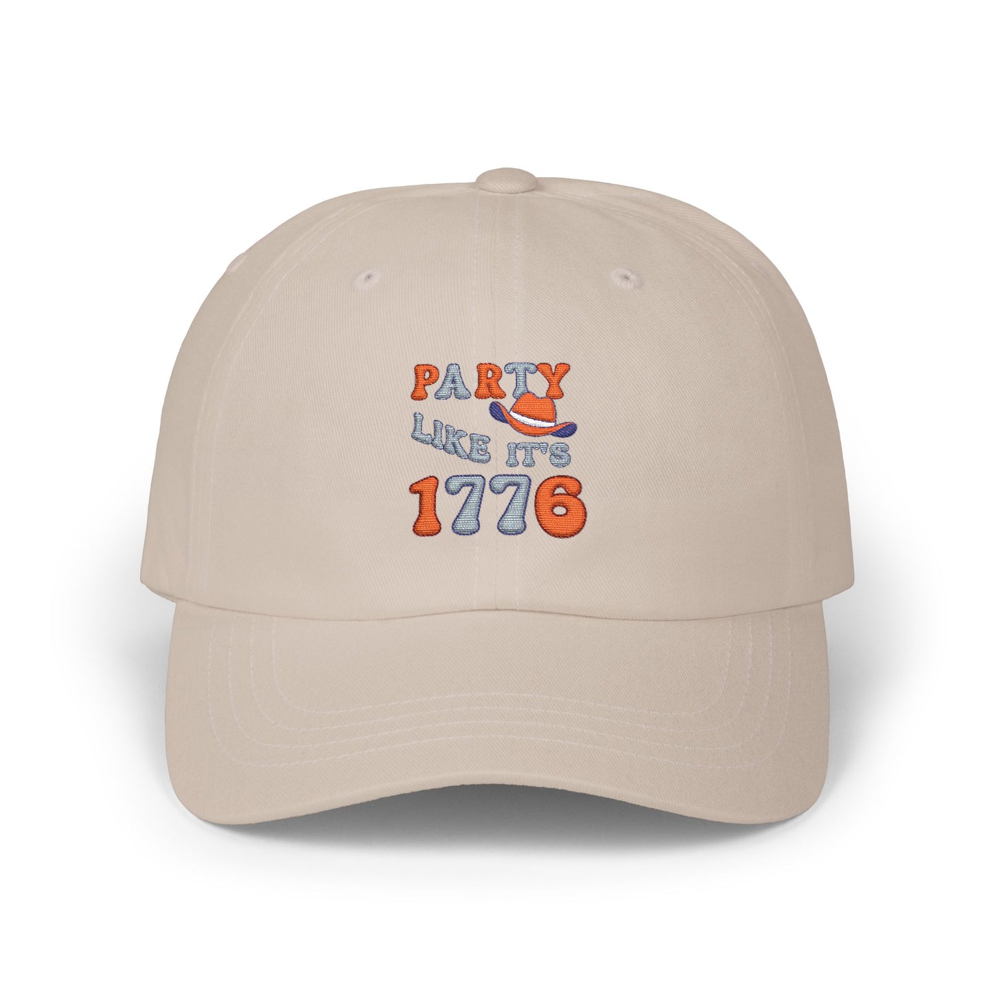 Dad Cap — "Party Like It's 1776" Patriotic Baseball Hat