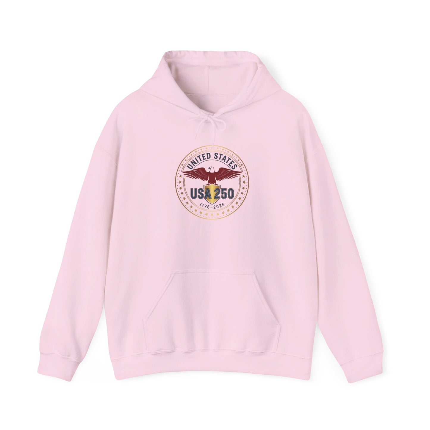 USA 250 Eagle Crest Hoodie | 4th of July 250th Anniversary, Patriotic Vintage Seal