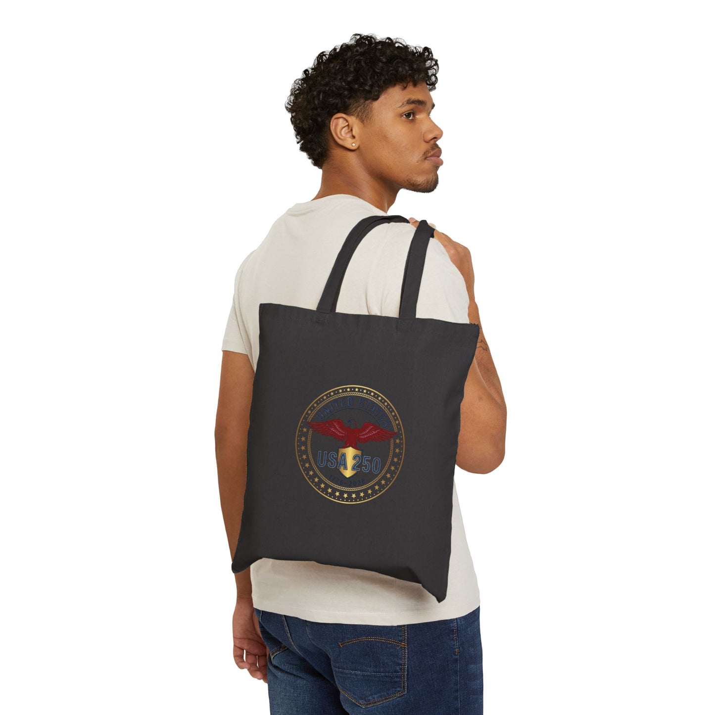USA 250 Anniversary Tote | 4th of July Patriotic Canvas Tote