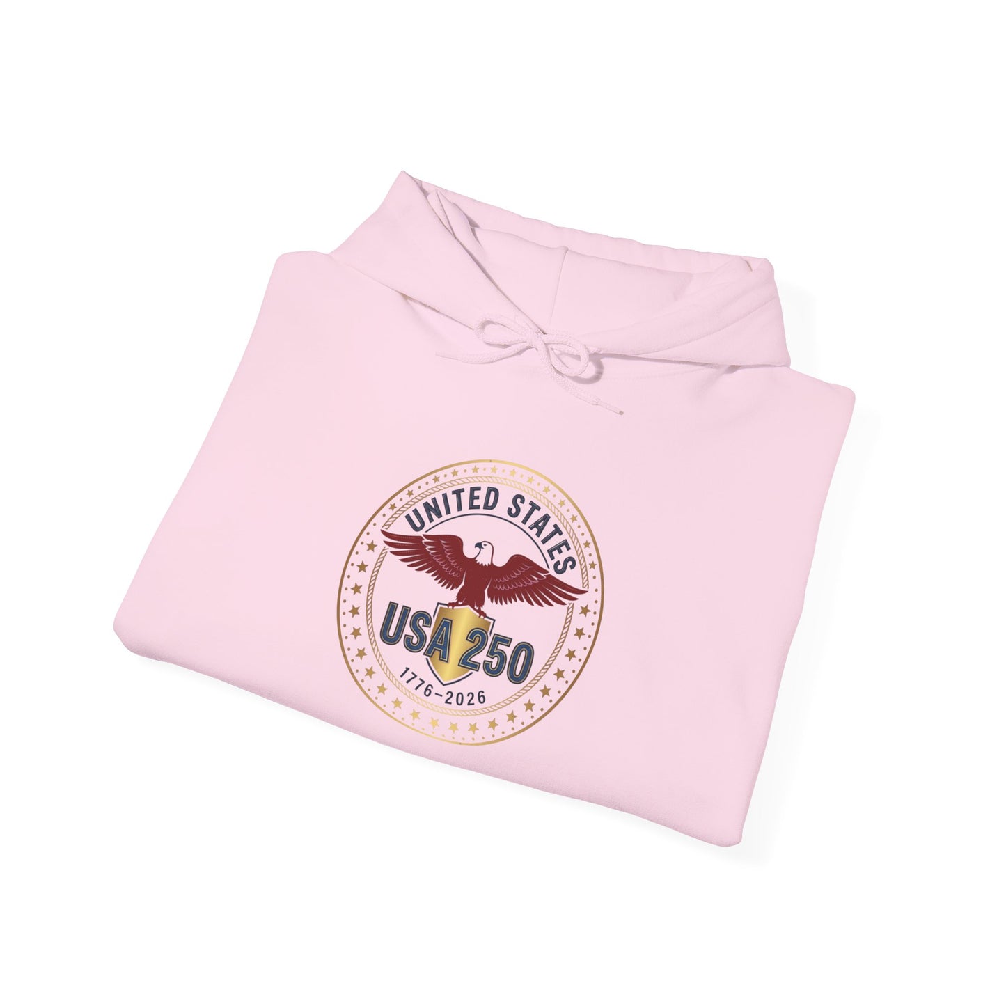 USA 250 Eagle Crest Hoodie | 4th of July 250th Anniversary, Patriotic Vintage Seal