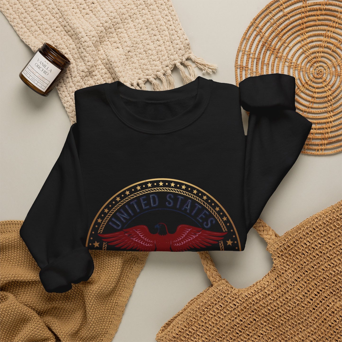 USA 250 Eagle Crest Crewneck | 1776-2026 4th of July Patriot
