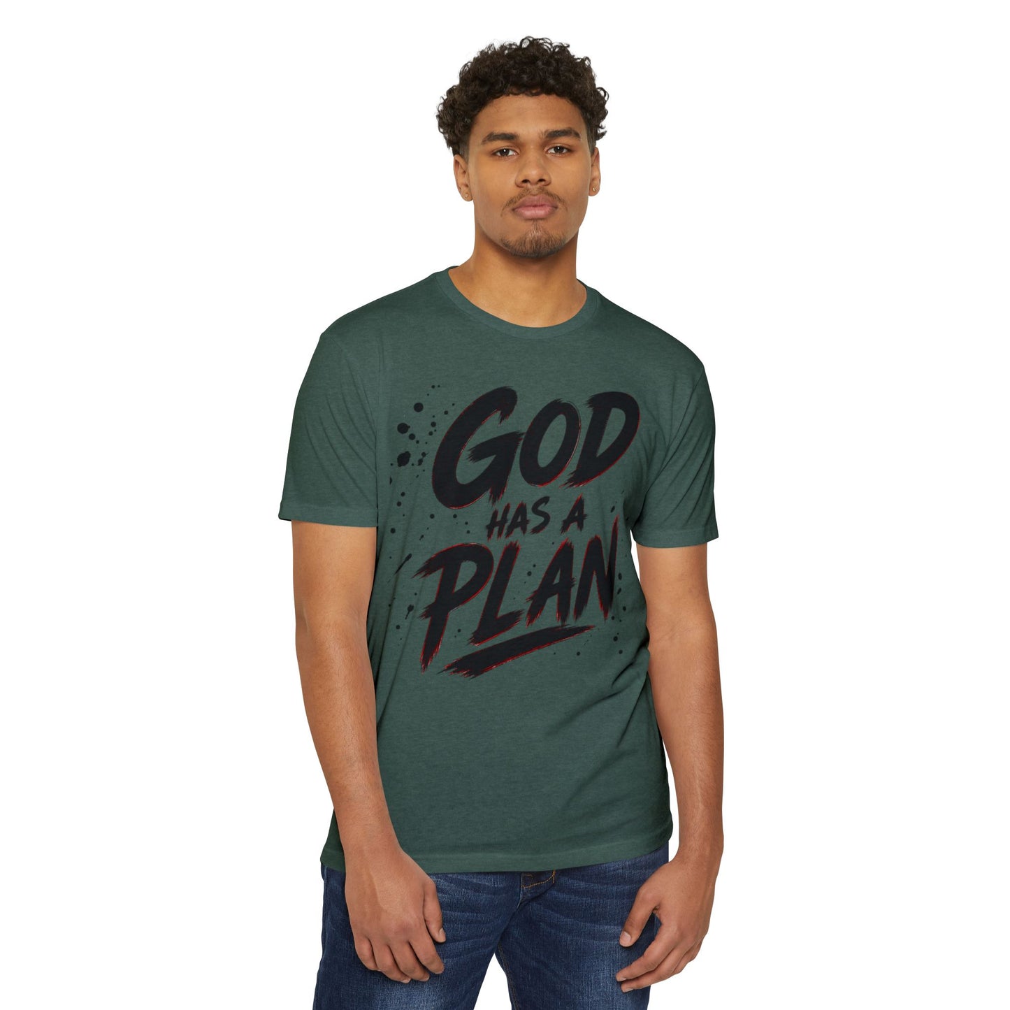 God Has a Plan T-Shirt — Inspirational Christian Faith Tee