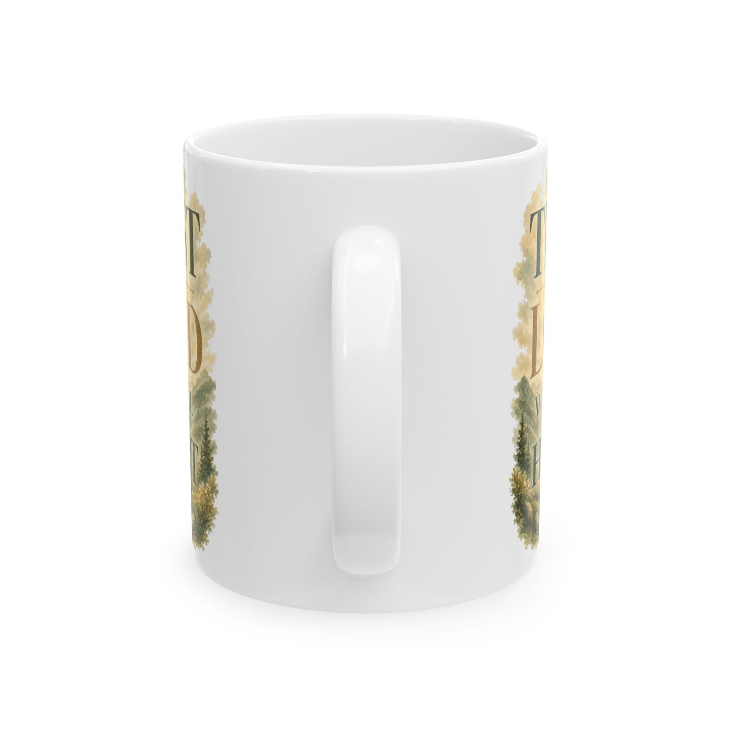Ceramic Mug — "Trust in the Lord with All Your Heart" Faith Coffee Mug