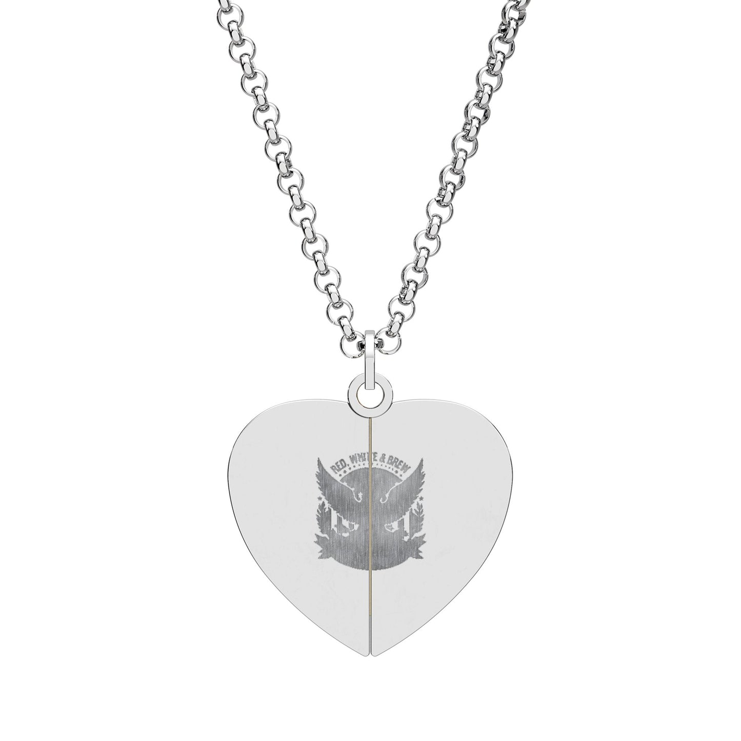 Hidden Message Heart Necklace — Engraveable Secret Locket Pendant