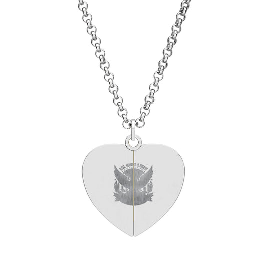 Hidden Message Heart Necklace — Engraveable Secret Locket Pendant