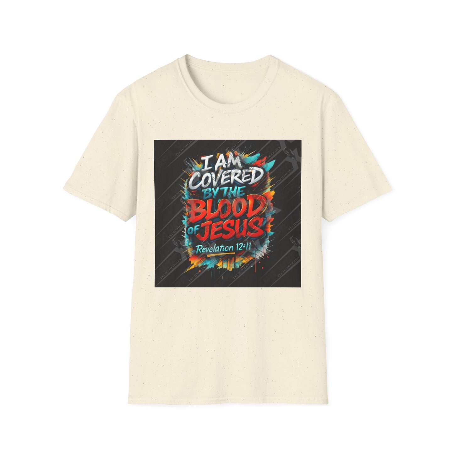 Covered by the Blood of Jesus T-Shirt — Christian Faith Graphic Tee (Revelation 12:11)