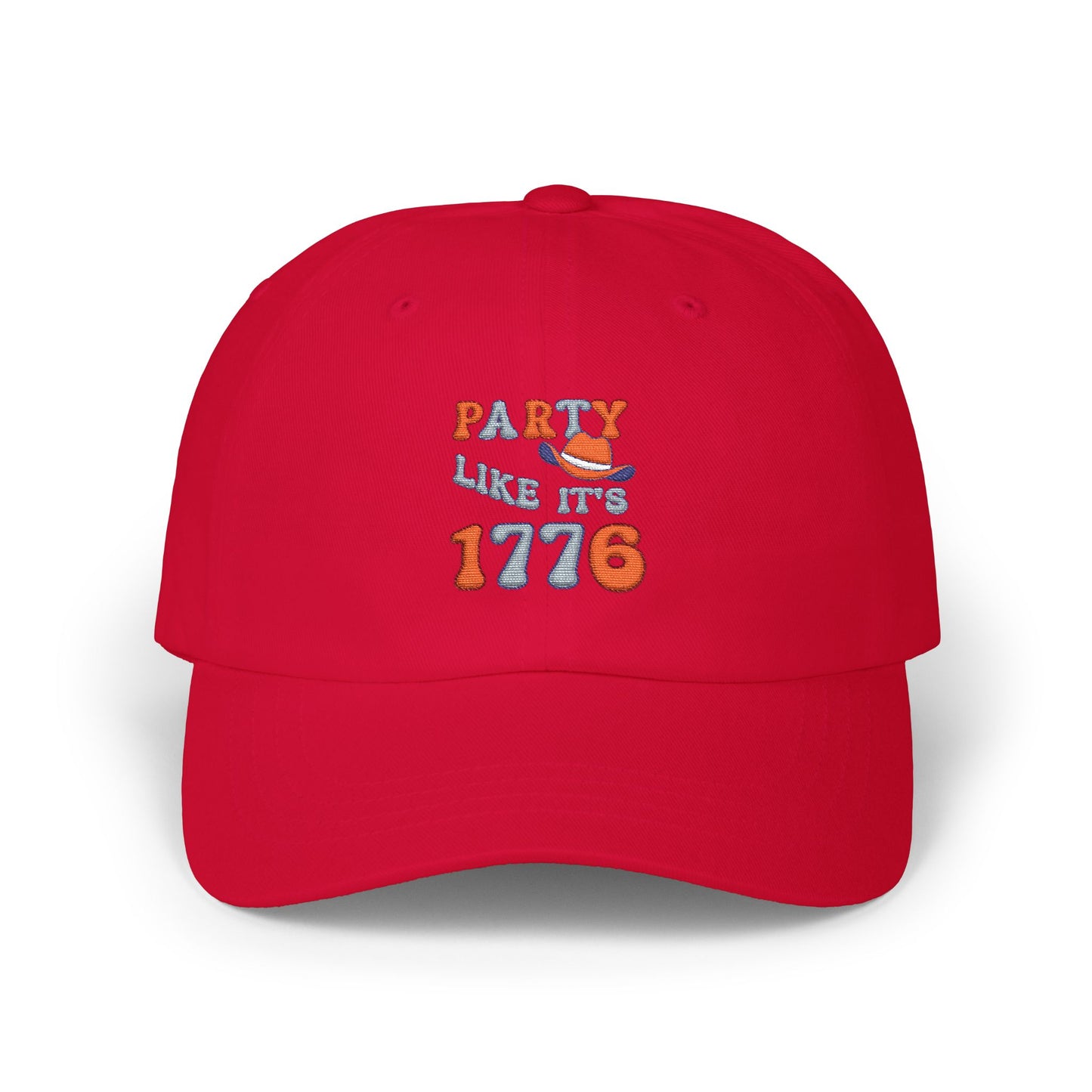 Dad Cap — "Party Like It's 1776" Patriotic Baseball Hat