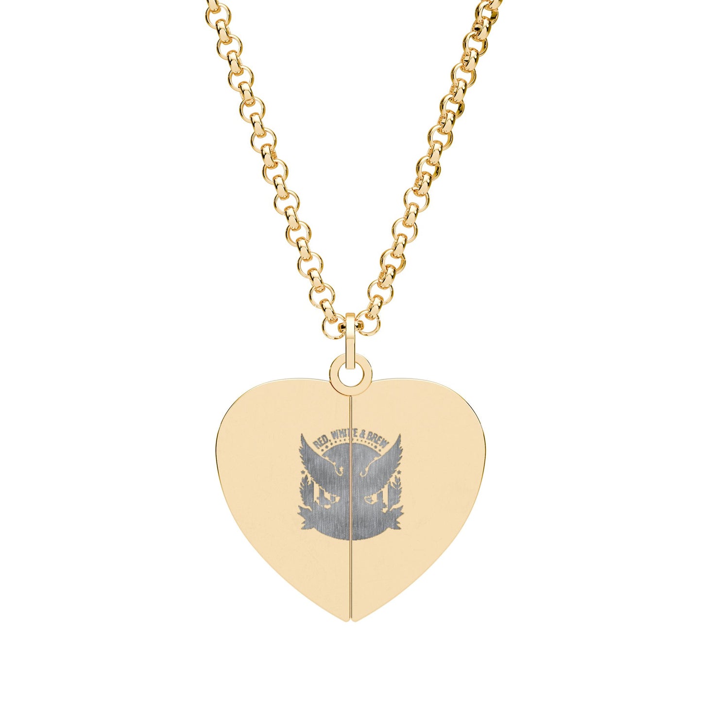 Hidden Message Heart Necklace — Engraveable Secret Locket Pendant