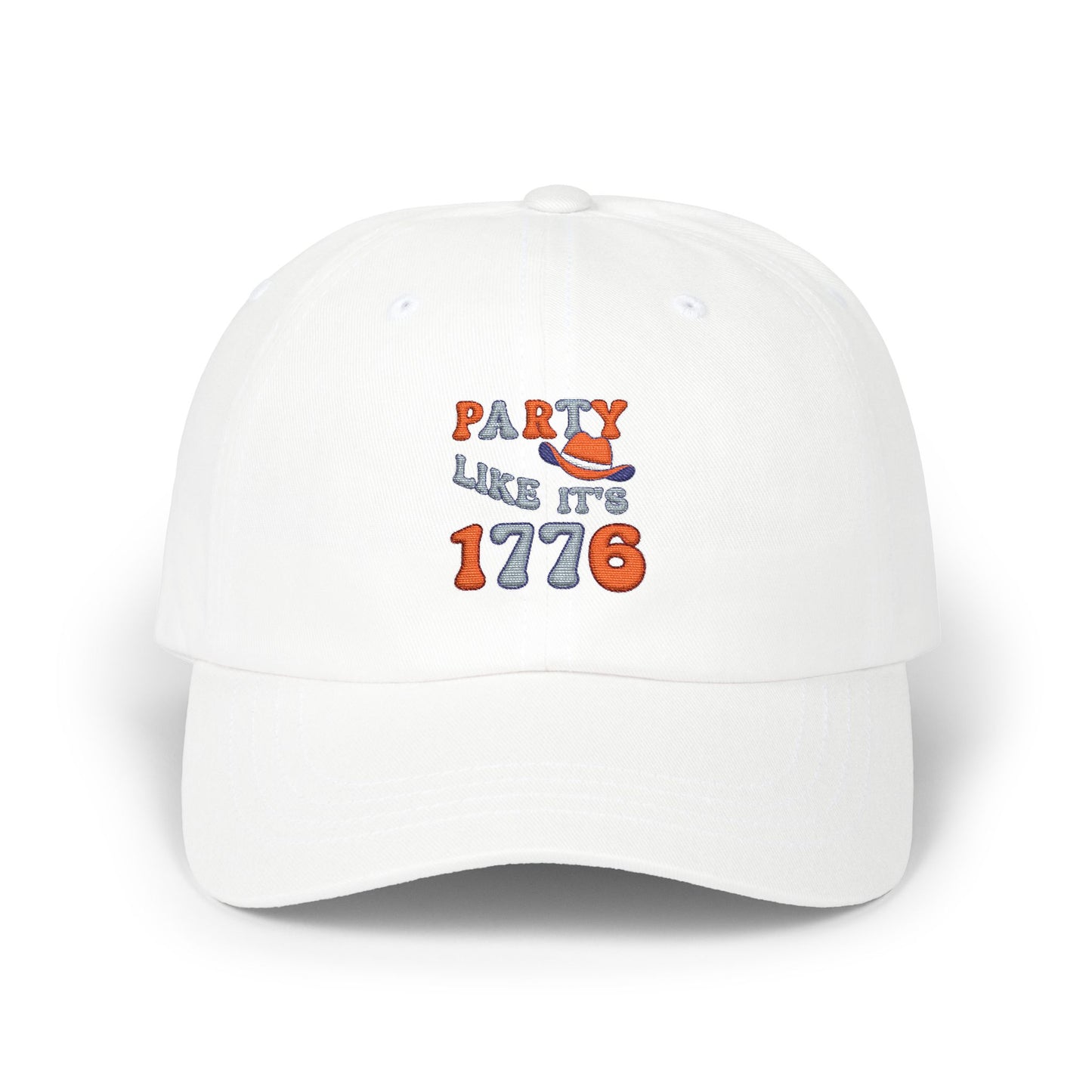 Dad Cap — "Party Like It's 1776" Patriotic Baseball Hat