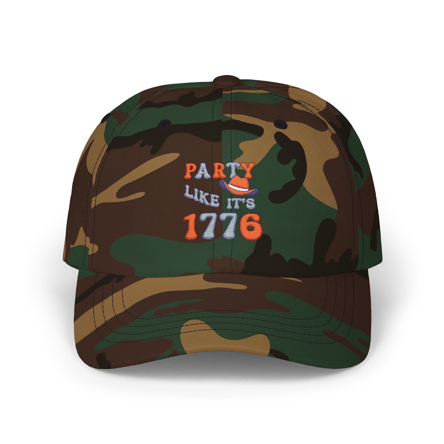 Dad Cap — "Party Like It's 1776" Patriotic Baseball Hat