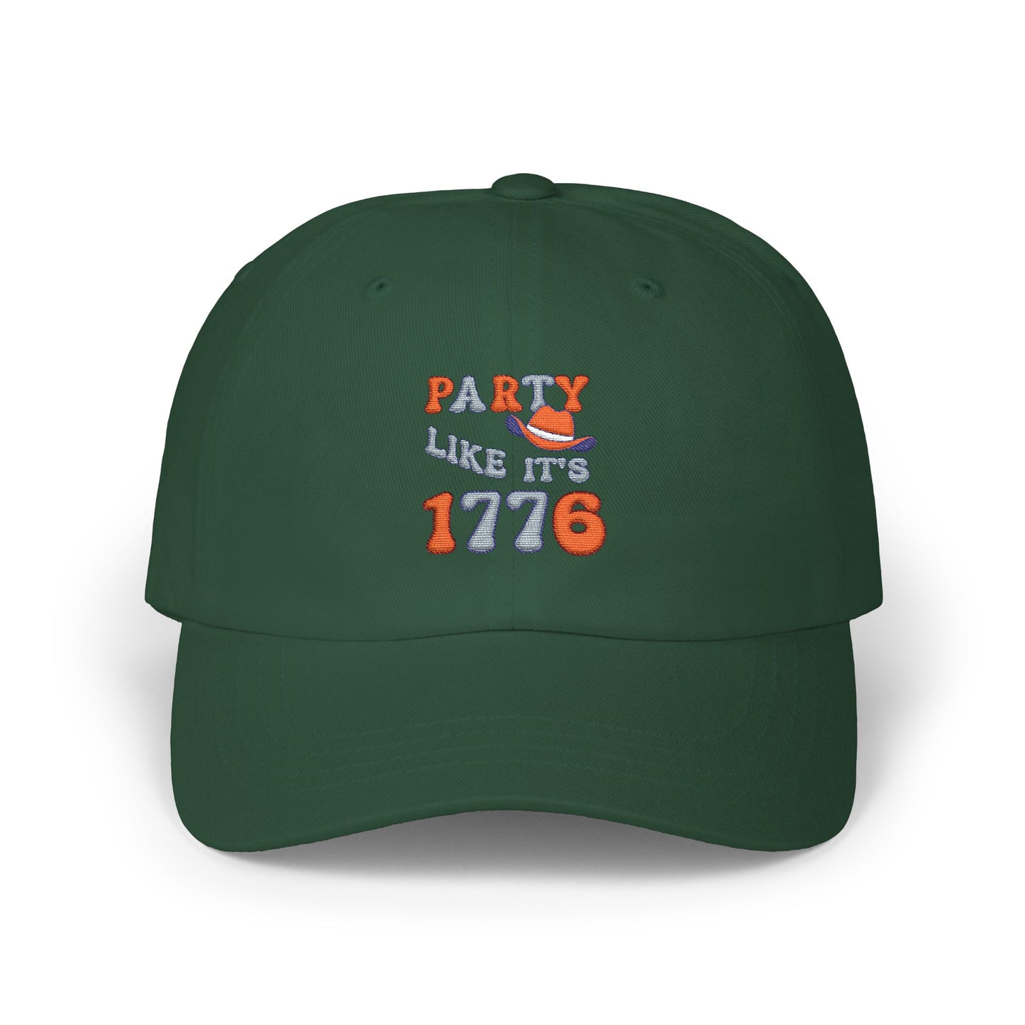 Dad Cap — "Party Like It's 1776" Patriotic Baseball Hat