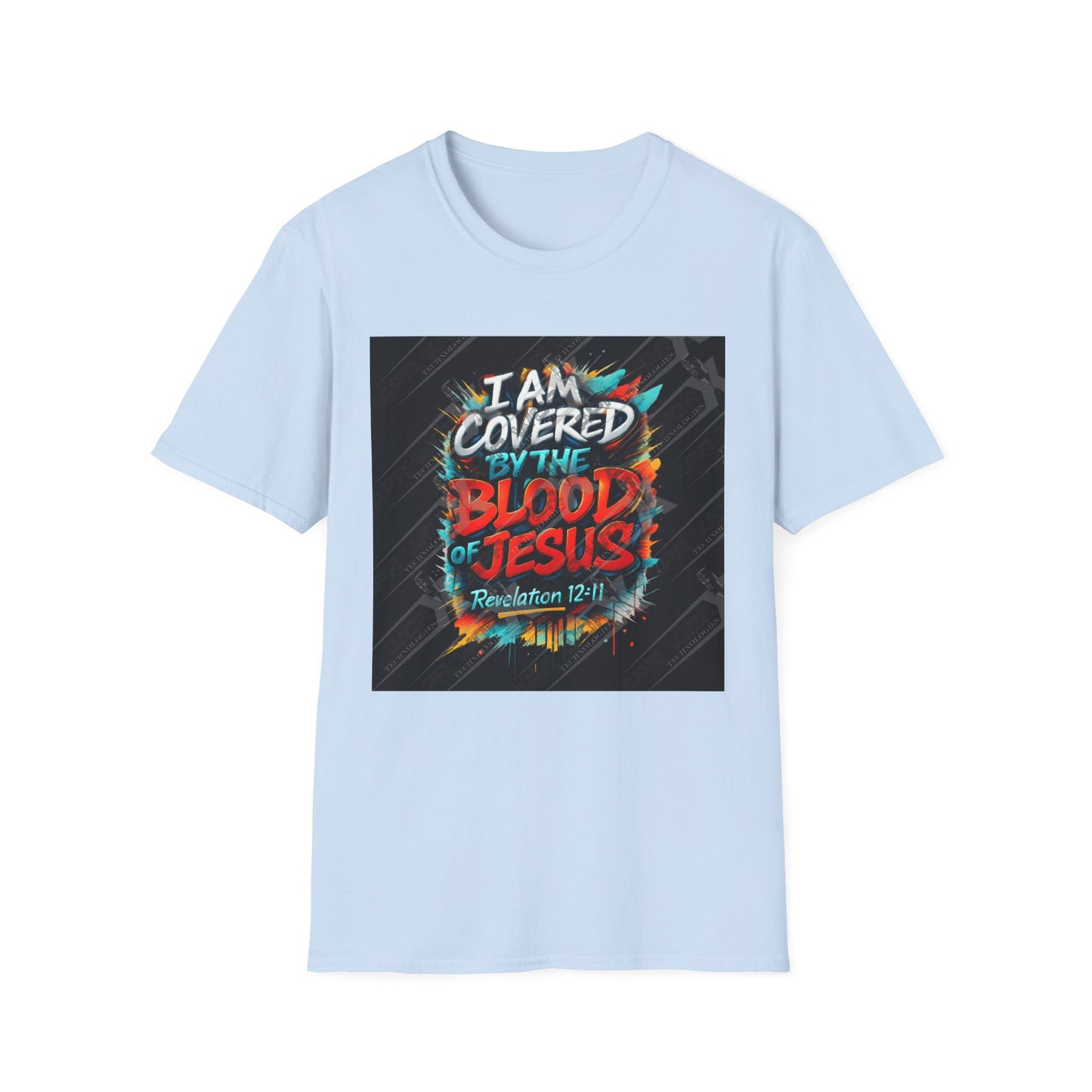 Covered by the Blood of Jesus T-Shirt — Christian Faith Graphic Tee (Revelation 12:11)