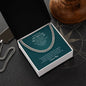 Jewelry Message Card | To My Future Husband | Cuban Link Chain