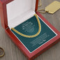 Jewelry Message Card | To My Future Husband | Cuban Link Chain