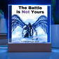 Square Acrylic Plaque - scripture battle
