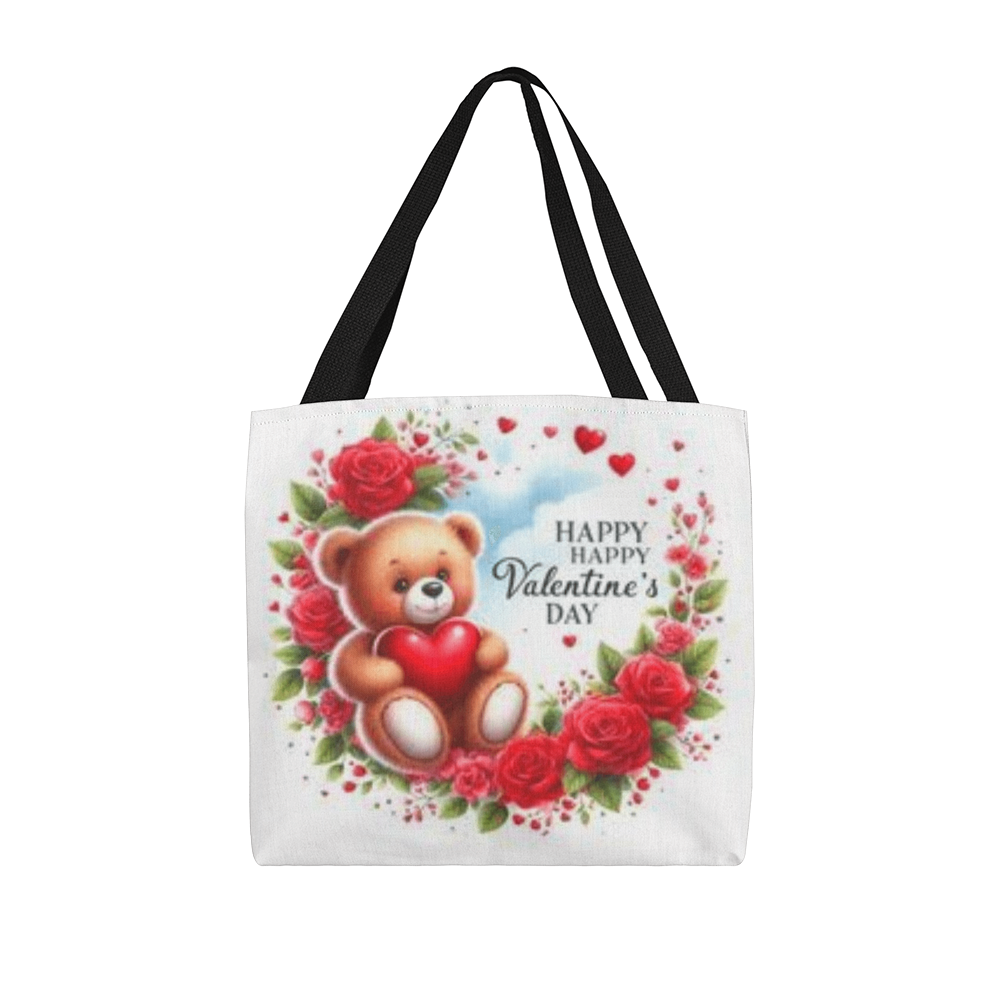 Teddy Bear Reave Valentine Tote Bag