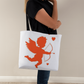 Red Angel valentine Tote Bag