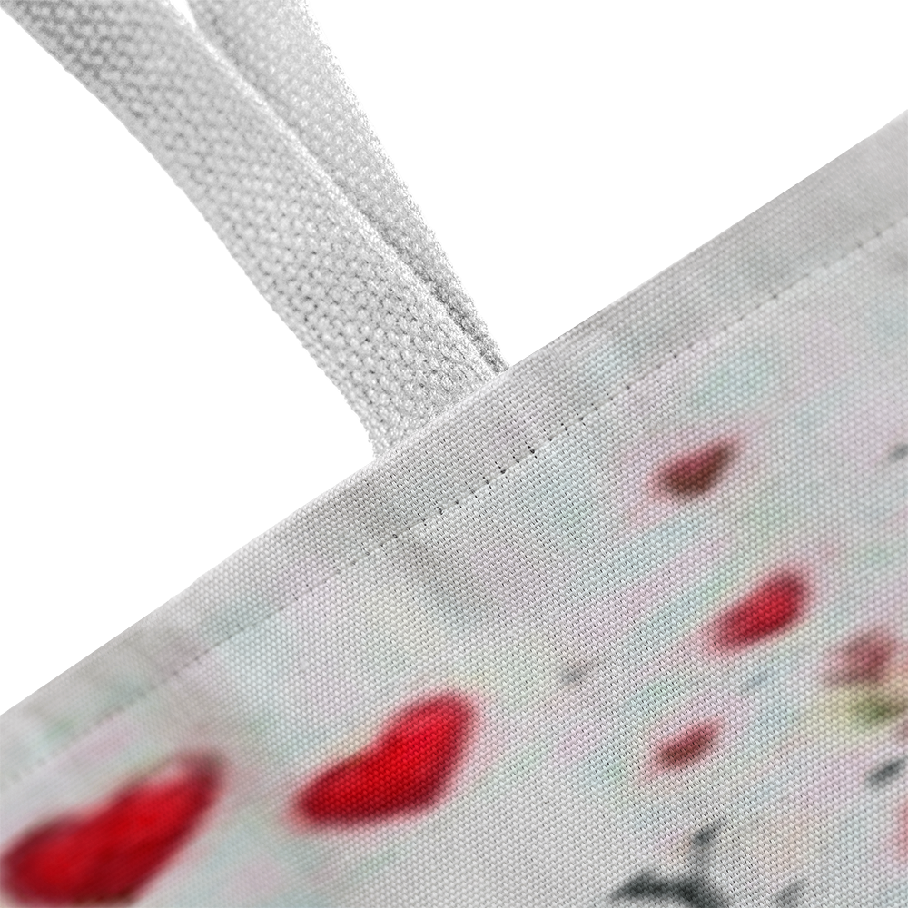 Teddy Bear Reave Valentine Tote Bag