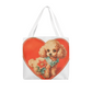 Puppy Valentine Tote Bag