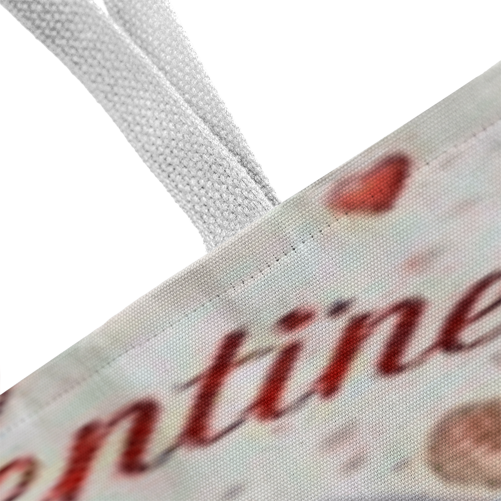 Rabbit Valentine Tote Bag