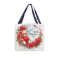 Teddy Bear Reave Valentine Tote Bag